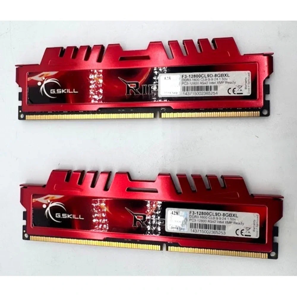 G.Skill Ripjaws X 8GB (2x4GB) DDR3-1600 PC3-12800 CL9 Desktop RAM F3-12800CL9D